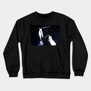 Good Morning - Horse Silhouette Crewneck Sweatshirt